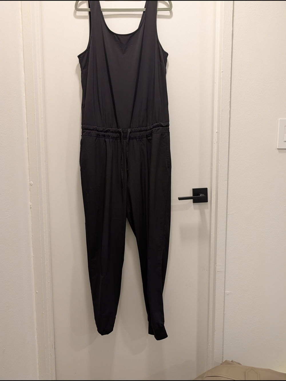 Athleta Black Sleeveless Jumpsuit